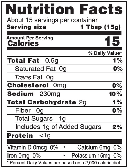 NutritionPanel_HoneyMustard_8oz